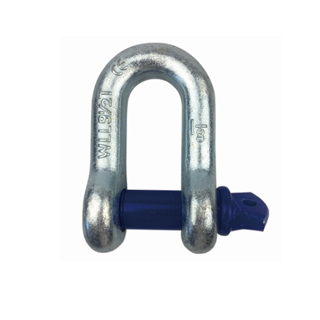 China screw pin shackle d type manufacturers, screw pin shackle d type