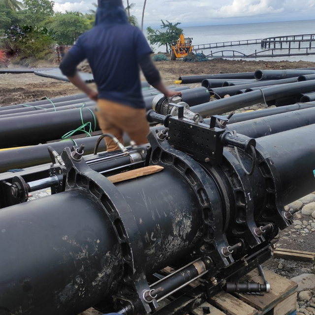 HDPE Pipe Welding Machine / Hydraulic Butt Fusion Welding Machine Waysail